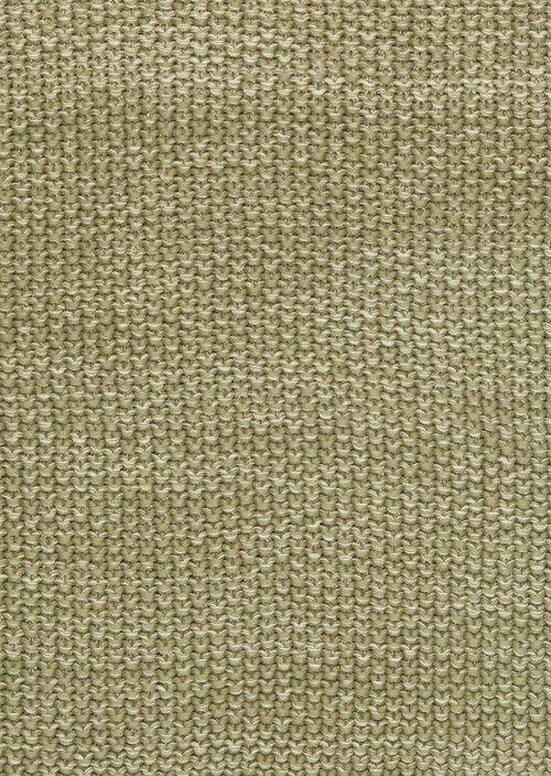 Plaid Model Nordic Knit melange — Moss Green