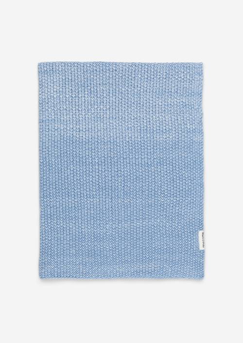 Plaid Model Nordic Knit Melange Denim Blue - Produkt Bild 1