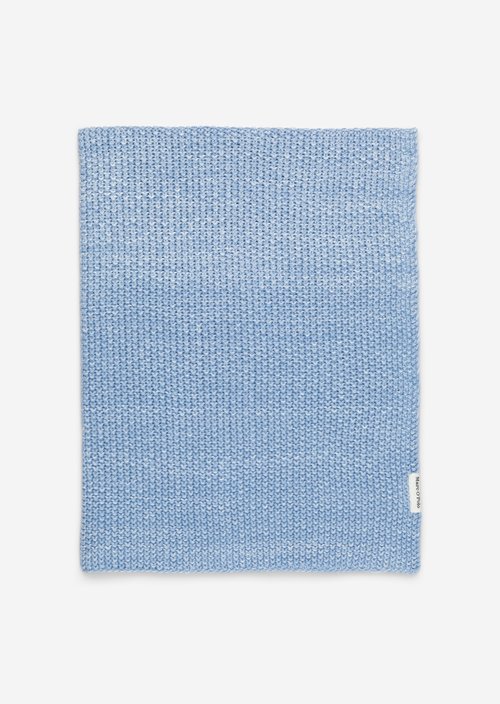 Plaid Model Nordic Knit melange — Denim Blue
