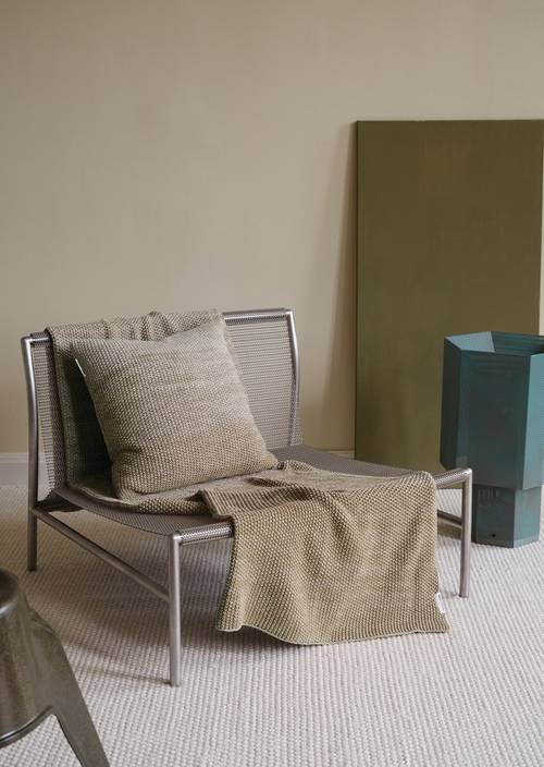 Plaid Model Nordic Knit Melange Oakwood - Produkt Bild 2