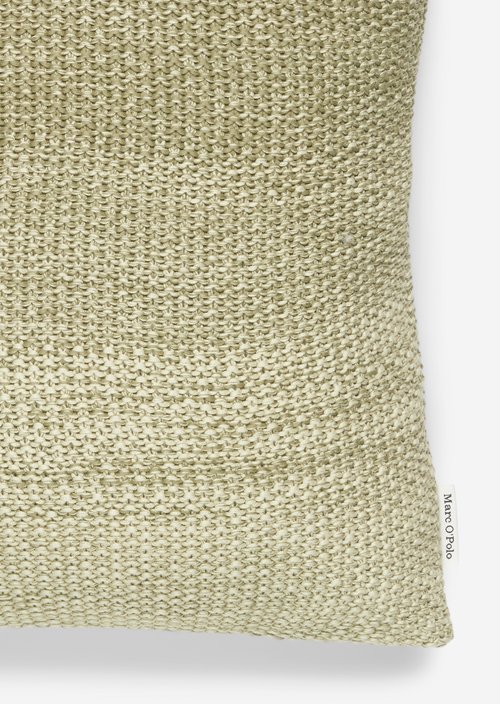 Decorative cushion model Nordic Knit melange — Moss Green