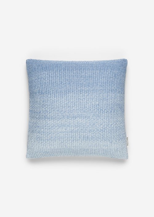 Decorative cushion model Nordic Knit melange — Denim Blue