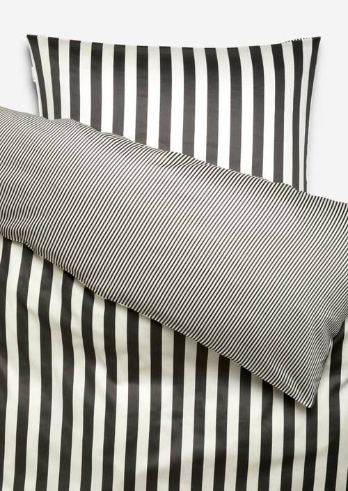Bettwäsche-Set Model Classic Stripe Anthracite - Produkt Bild 1