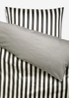 Marc O'Polo Beddengoedset model Classic Stripe, Unisex, grijs, 155x220_+_80x80, 100% Biologisch katoen