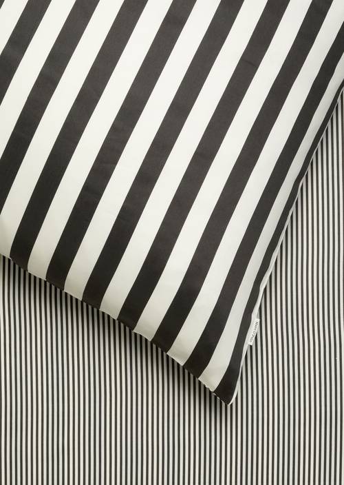 Bettwäsche-Set Model Classic Stripe Anthracite - Produkt Bild 2