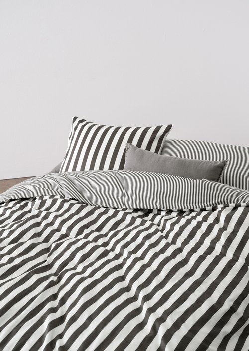 Bettwäsche-Set Model Classic Stripe — Navy