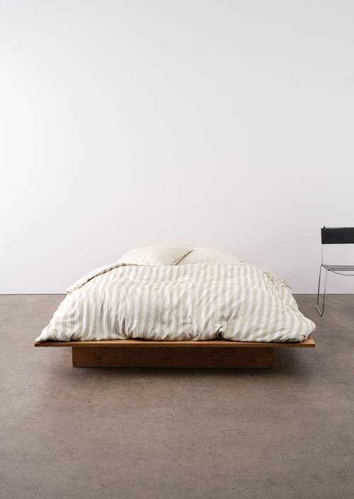 Bettwäsche-Set Model Classic Stripe Oatmeal - Produkt Bild 2