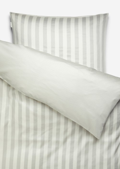 Bettwäsche-Set Model Classic Stripe — Silver
