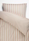 Marc O'Polo Beddengoedset model Classic Stripe, Unisex, roze, 135x200_+_80x80, 100% Biologisch katoen