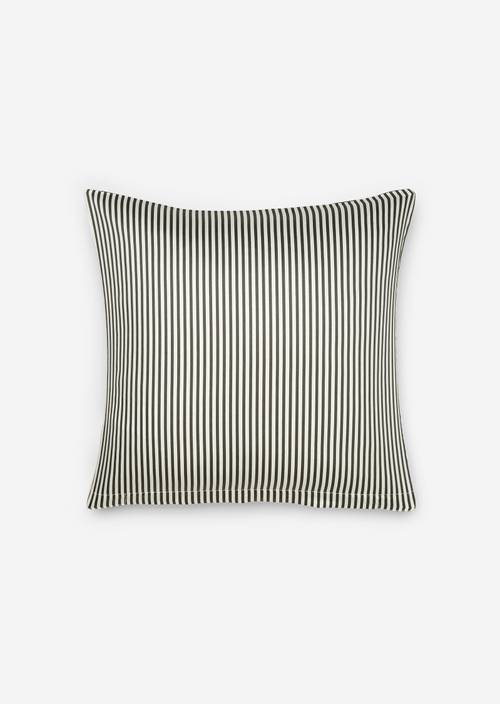 Taie d'oreiller Modèle Classic Stripe Anthracite - Image du produit 2