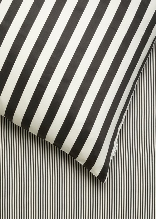 Bettwäsche-Set Model Classic Stripe — Anthracite