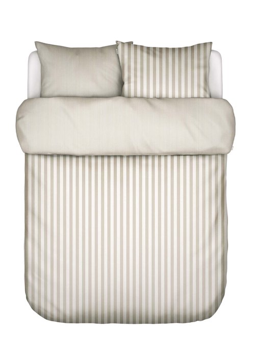 Bettwäsche-Set Model Classic Stripe — Oatmeal