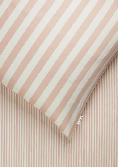 Bettwäsche-Set Model Classic Stripe Rose smoke - Produkt Bild 2