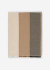 Marc O'Polo Geruit model Eryk, Unisex, zwart, 150x200, 55% Polyester, 45% Biologisch katoen