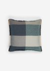 Marc O'Polo Sierkussen model Eryk, Unisex, blauw, 50x50, 55% Polyester, 45% Biologisch katoen
