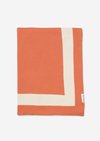 Marc O'Polo Jacquard statement plaid, Unisex, rood, 150x200, 100% Biologisch katoen