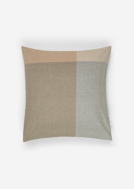 Marc O'Polo Kussenhoes model Erliv, Unisex, zwart, 40x40, 100% Biologisch katoen