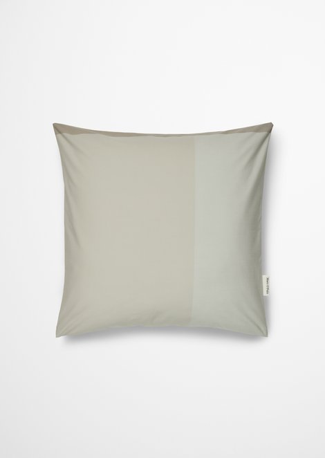 Marc O'Polo Kussenhoes model Erliv, Unisex, grijs, 40x40, 100% Biologisch katoen