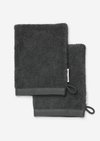 Marc O'Polo Waschhandschuh Model Timeless, Unisex, grau, 2/16x22, 100% Organic Cotton