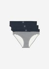 Marc O'Polo Slip, Damen, blau, Gr. l, 95% Baumwolle, 5% Elasthan