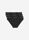 Marc O'Polo Slip, Damen, schwarz, Gr. xs, 95% Baumwolle, 5% Elasthan