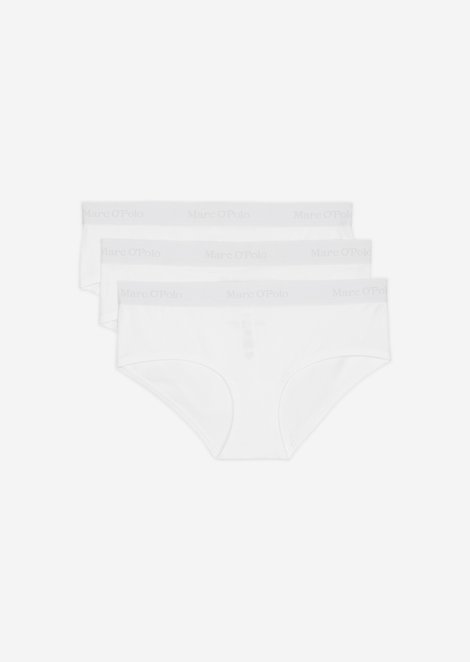 Marc O'Polo Panty, Damen, weiss, Gr. s, 95% Baumwolle, 5% Elasthan