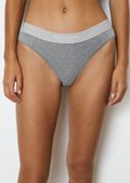 Fine rib briefs in a pack of 2 - gray | Multipacks | MARC O'POLO