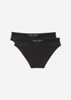 Fine rib briefs in a pack of 2 - black | Multipacks | MARC O