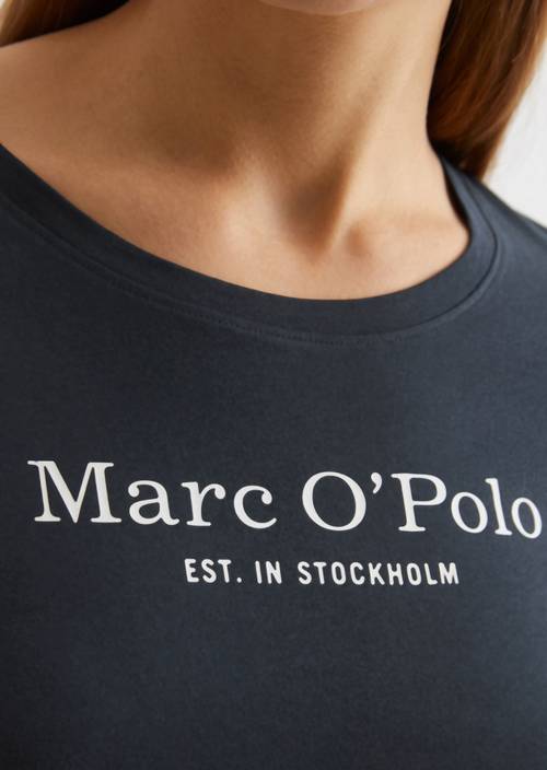 Camiseta cómoda de manga larga Tejido jersey de algodón ecológico - azul |  Ropa interior | MARC O'POLO, image size:850x1196