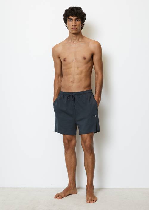 Pantalón corto de tejido jersey estilo loungewear dark navy - Imagen del producto 1