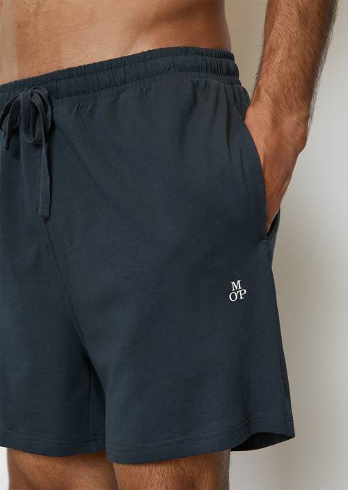 Pantalón corto de tejido jersey estilo loungewear dark navy - Imagen del producto 2
