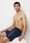 Marc O'Polo Badeshorts, Herren, blau, Gr. m, 100% Polyester