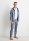 Marc O'Polo Lounge hoodie regular, Heren, blauw, S, 100% Katoen