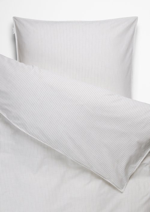 Bettwäsche-Set Model Classic Fine Stripe — Grey Mist