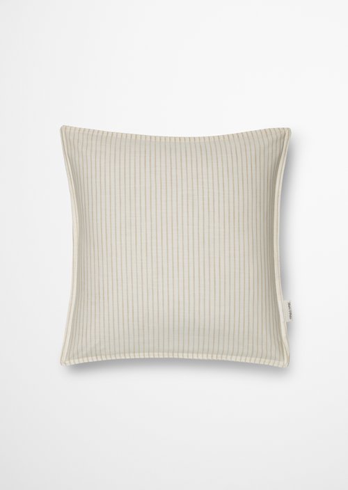Cushion cover model Classic Fine Stripe — Dark Sand