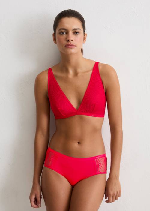 Red Bralette Pizzo Rosso Bralette Rossa