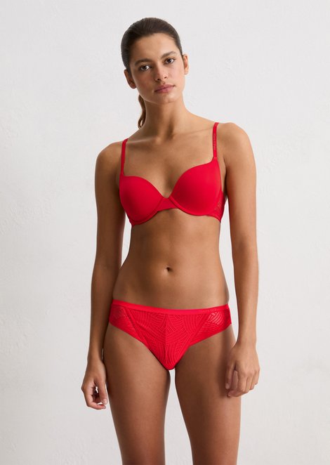 Marc O'Polo String, Dames, rood, Xs, 95% Katoen