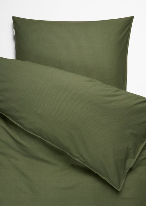 Marc O'Polo Beddengoedset model Senja, Unisex, groen, 140x220_+_60x70, 100% Biologisch katoen