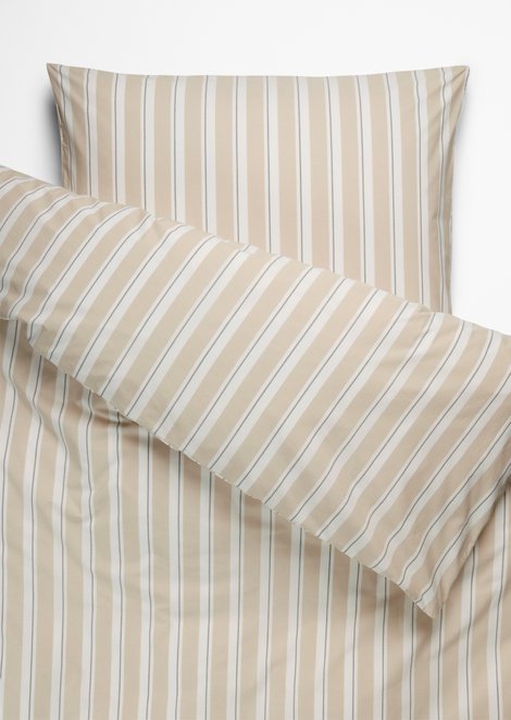Marc O'Polo Beddengoed set model Steffe, Unisex, beige, 135x200_+_80x80, 100% Biologisch katoen
