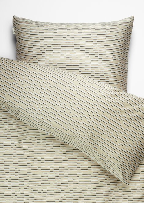 Marc O'Polo Bettwäsche-Set Model Harpa, Unisex, beige, 200x200-+-2/80x80, 100% Organic Cotton