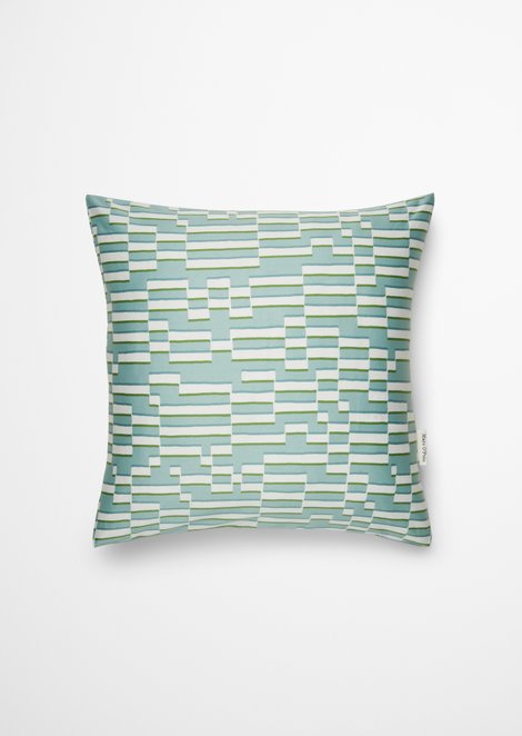 Marc O'Polo Kussenhoes model Harpa, Unisex, groen, 40x40, 100% Biologisch katoen