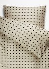 Marc O'Polo Bettwäsche-Set Model Iben, Unisex, schwarz, 155x220-+-80x80, 100% Organic Cotton