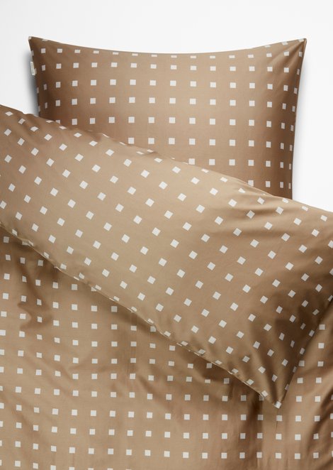 Marc O'Polo Bettwäsche-Set Model Iben, Unisex, beige, 140x200-+-70x90, 100% Organic Cotton