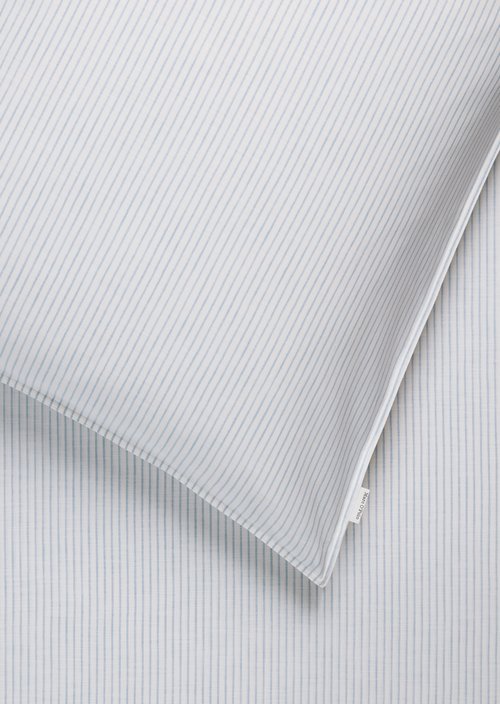 Bettwäsche-Set Model Classic Fine Stripe — Denim Blue