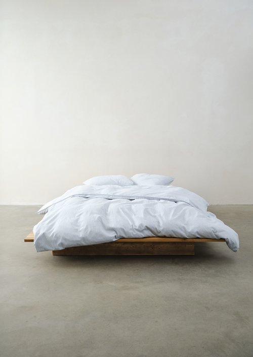 Bettwäsche-Set Model Classic Fine Stripe — Denim Blue