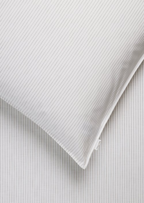 Bettwäsche-Set Model Classic Fine Stripe — Grey Mist