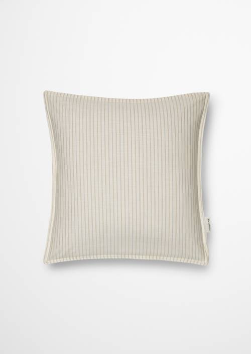 Kissenbezug Model Classic Fine Stripe Dark Sand - Produkt Bild 1