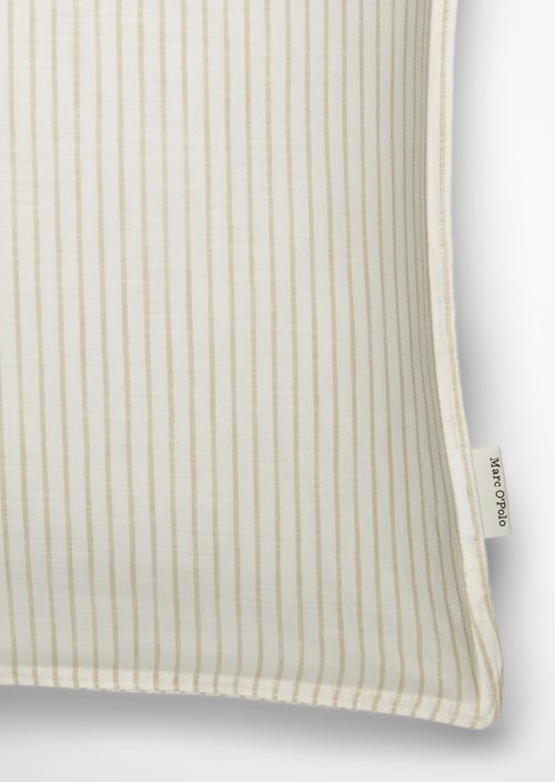 Cushion cover model Classic Fine Stripe — Dark Sand