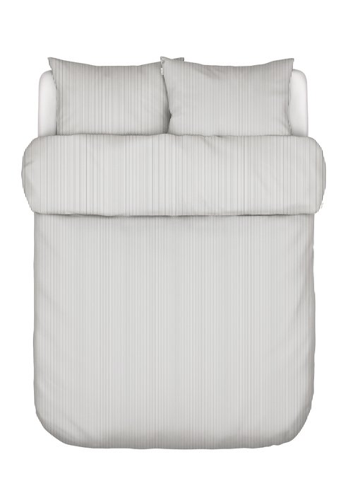Bettwäsche-Set Model Classic Fine Stripe — Anthracite