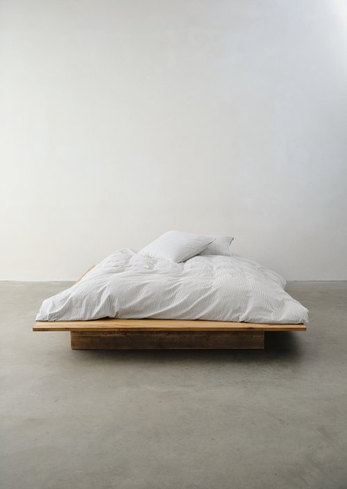 Bettwäsche-Set Model Classic Fine Stripe — Anthracite